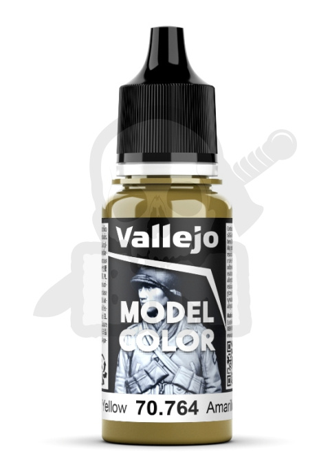 Vallejo 70764 Model Color 18ml Military Yellow