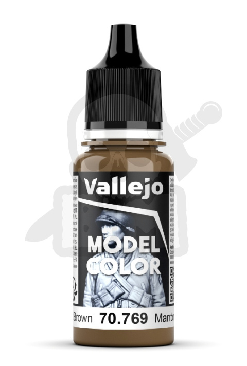 Vallejo 70769 Model Color 18ml Mustard Brown