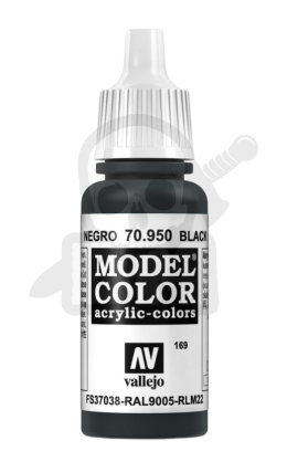 Vallejo 70950 Model Color 17 ml Black