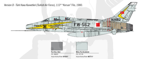 1:72 1398 F-100F Super Sabre