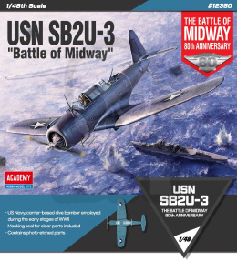 Academy 12350 USN SB2U-3 Battle of Midway 80th Anniversary 1:48