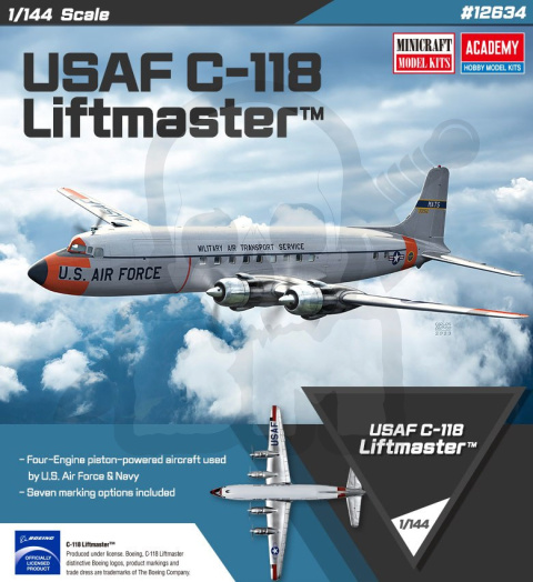 Academy 12634 USAF C-118 Liftmaster 1:144