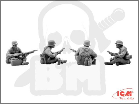 German Tank Riders (1942-1945) 4 figures 1:35