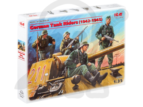 German Tank Riders (1942-1945) 4 figures 1:35