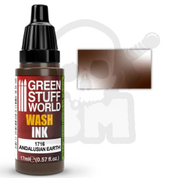 Green Stuff Wash Ink Andalusian Earth 17ml