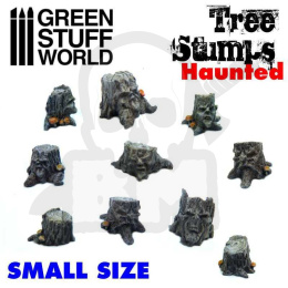 Small Haunted Tree Stumps - nawiedzone pieńki 10 szt.