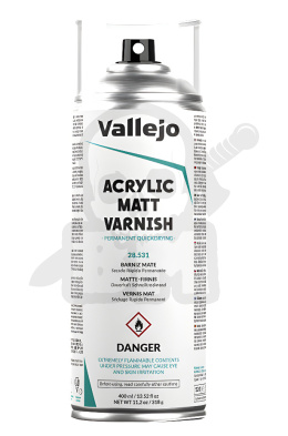 Vallejo 28531 Spray 400 ml Matt Varnish