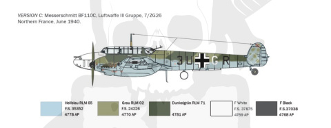 1:72 Messerschmitt Bf 110 C Zerstörer