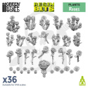 3D printed set Roses - róże 36 szt.