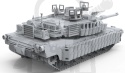 Meng 72-003 U.S. Main Battle Tank M1A2 SEP Abrams Tusk II