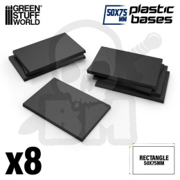 Plastic Rectangular Bases 50x75