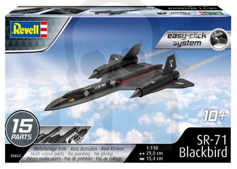 Revell 03652 Easy Click Lockheed SR-71 Blackbird 1:110