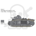 1:56 Francuski czołg ciężki Char B1 Bis II Wojna światowa