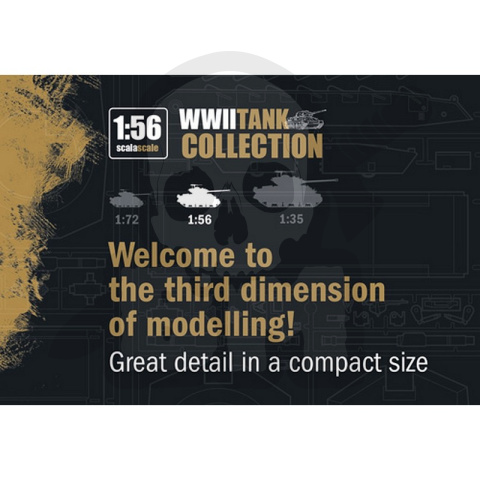 1:56 Italian Tanks M13/40 M14/41 and Semoventi M40 M41