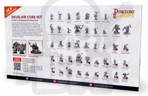 Deuslair Core Set - dla gier bitewnych RPG i planszowych