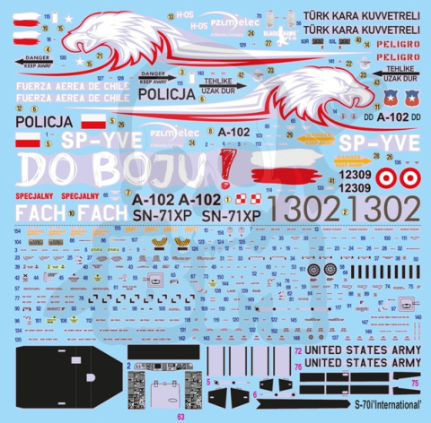 Mistercraft G-32 Polski śmigłowiec S-70i Black Hawk International 1:48