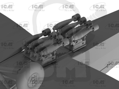 DH. 82A Tiger Moth with bombs WWII British training aircraft 1:32