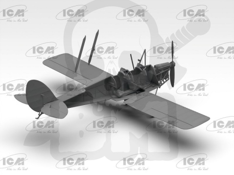 DH. 82A Tiger Moth with bombs WWII British training aircraft 1:32