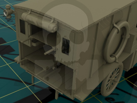 Model T 1917 Ambulance with US Medical Personnel 1:35