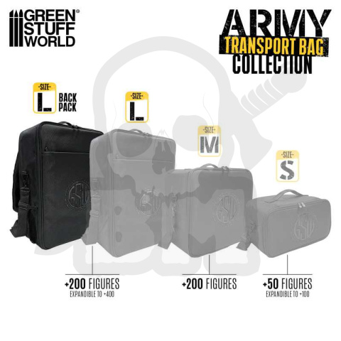 Army Transport Bag Large New XL - torba do transportu figurek, plecak