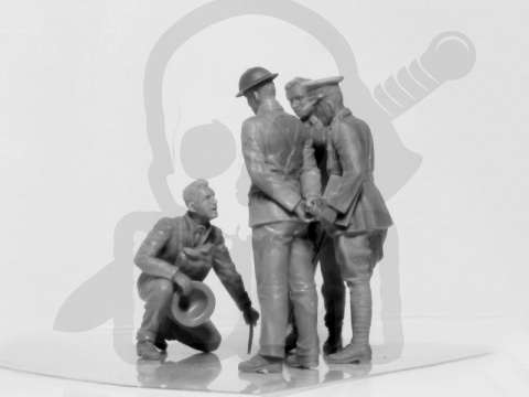 Armoured Car Model T RNAS with WWI British Tank 1:35