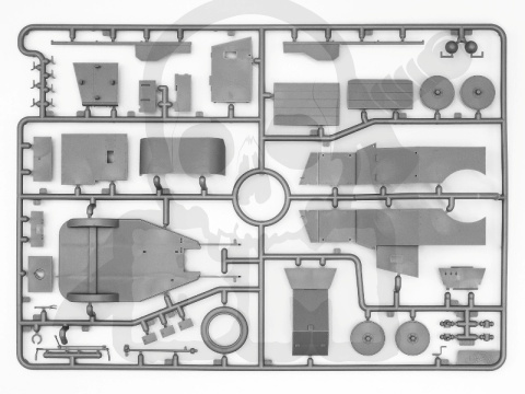 Armoured Car Model T RNAS with WWI British Tank 1:35