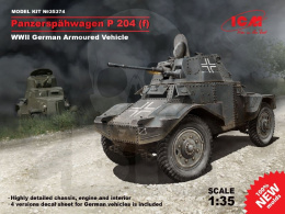 Panzerspähwagen P 204 (f) WWII German Armoured Vehicle 1:35 - Panhard 178