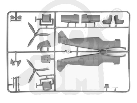 Messerschmitt Bf 109F-4Z/Trop WWII German Fighter 1:48