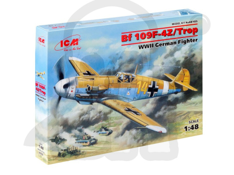 Messerschmitt Bf 109F-4Z/Trop WWII German Fighter 1:48