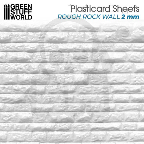 ABS Plasticard - Mur arkusz teksturowany A4