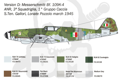 1:48 Messerschmitt Bf 109 K4