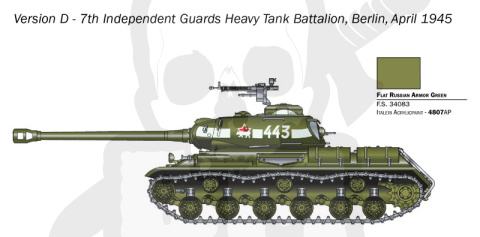 1:56 Rosyjski czołg Josif Stalin Js-2