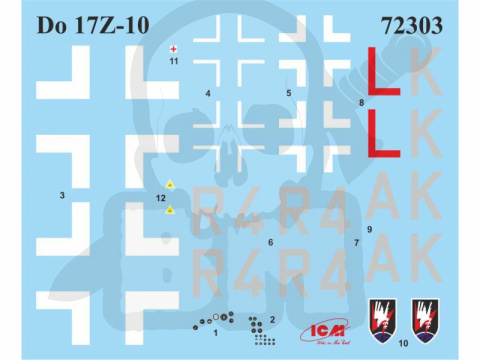 Do 17Z-10 WWII German Night Fighter 1:72