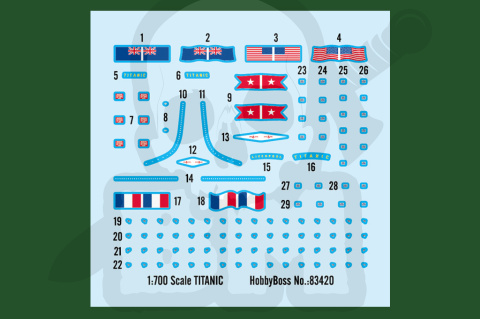 Hobby Boss 83420 RMS Titanic 1:700