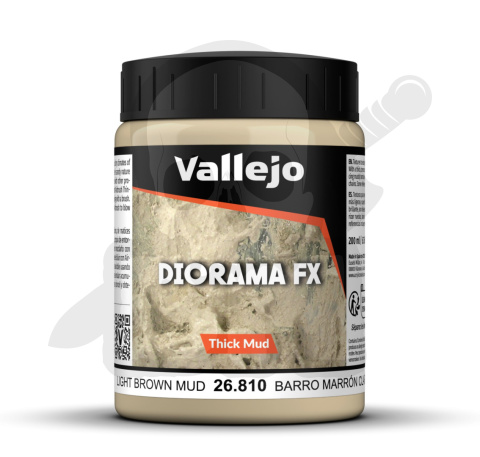 Vallejo 26810 Diorama FX - Thick Mud - Light Brown Mud 200 ml