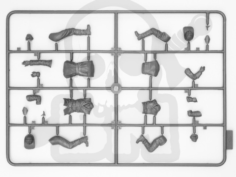 American Fire Truck Crew (1910s) - 2 szt. 1:24