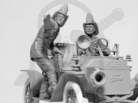 American Fire Truck Crew (1910s) - 2 szt. 1:24