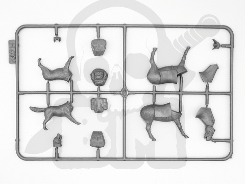 Soviet Sappers (1979-1988) - 3 soldiers, 1 sapper, donkey dog 1:35