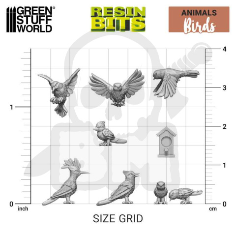 3D printed set - Wild birds - dziekie ptaki 25 szt.