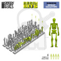 3D printed set Human Skeletons 1:48 - ludzkie szkielety 4 szt.