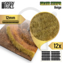Grass Tuft Strips 12 mm - Beige - paski trawy