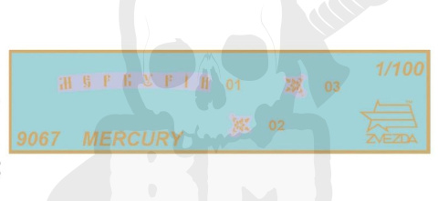 1:100 Russian Brig Mercury