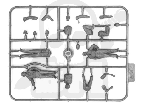 USAAF Pilots and Ground Personnel 1941-45 - 3 pilots 2 mechanics 1:48