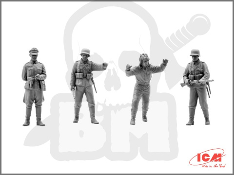 Barbarossa operation (June 22, 1944) 4 figures niemieccy żołnierze 1:35