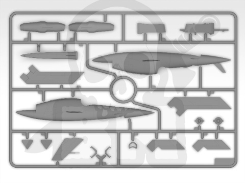 BQM-34A (Q-2C) Firebee with trailer 1:48