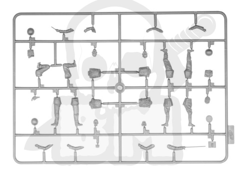 WWI British Tank Crew 4 figures 1:35