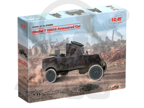 Model T RNAS Armoured Car - samochód pancerny IWW 1:35