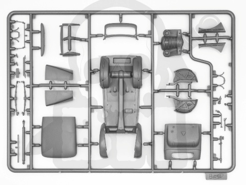 Moskvitch-401-420 Saloon Soviet Passenger Car 1:35