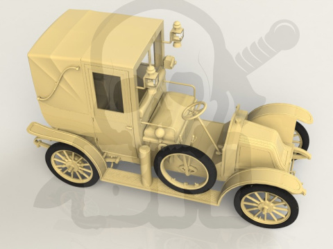 Type AG 1910 London Taxi 1:35