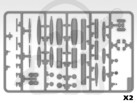 US Aviation Armament - amerykańskie uzbrojenie podwieszane 1:48